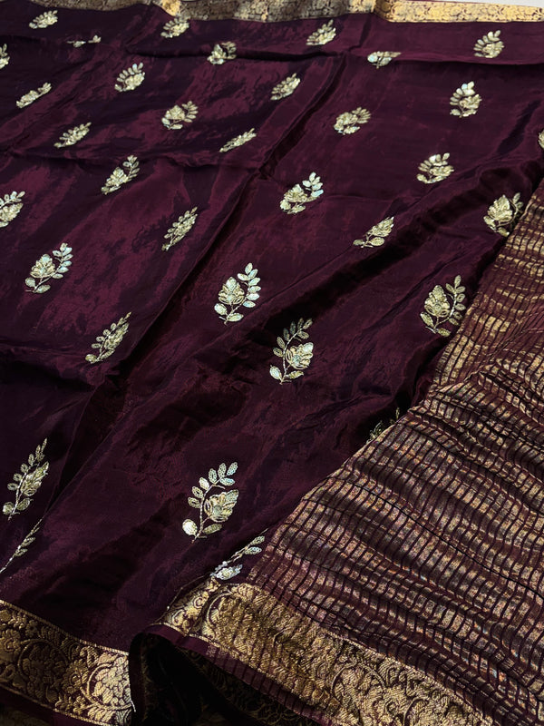 Elegant H.O. Silk Saree with Traditional Detailing