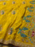 Elegant H.O. Silk Saree with Intricate Handwork