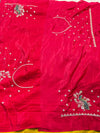 Elegant H.O. Silk Saree with Intricate Handwork