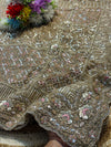 Elegant Net Saree with Ready-Made Blouse