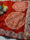Premium H.O. Silk Saree with Elegant Handwork