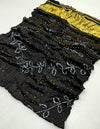 Beautiful Black Pure Bandhni Zari Pallu Modal Soft Silk Saree With Blouse