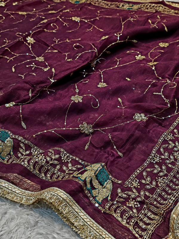 Elegant Lightweight Chiffon Saree for Women – Soft & Stylish Daily Wear