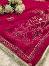 Elegant Soft Chiffon Saree with Designer Blouse