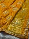 Elegant Gaji Silk Saree with a Rich Traditional Look