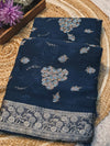 Elegant Chinon Saree with Soft Flow & Rich Finish