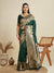 Basil Green Zari Woven Soft Kanjivaram Designer Silk Saree