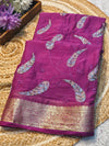Elegant Chinon Saree with Soft Flow & Rich Finish