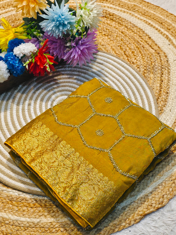 Elegant HO Silk Saree – Party Wear Collection