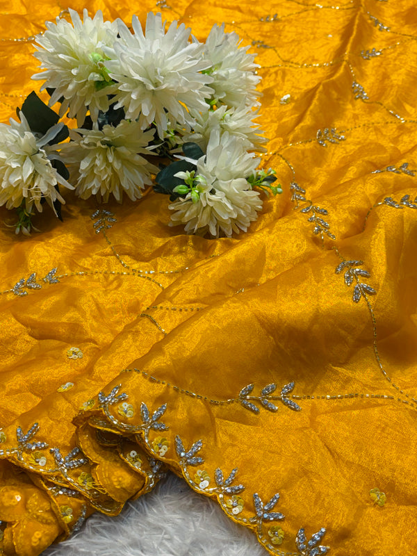 Frendy Silk Saree – Luxury Designer Silk Saree with Elegant Blouse Piece