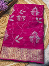 Elegant Chinon Saree with Soft Flow & Rich Finish