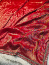 Premium Dola Silk Saree with Ready-Made Blouse & Unstitched Blouse Piece – Wedding & Festive Wear