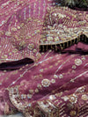 Elegant Net Saree Ready-Made Blouse – Designer Party Wear Look