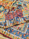 Premium Crab Silk Saree with Designer Ready-Made Blouse