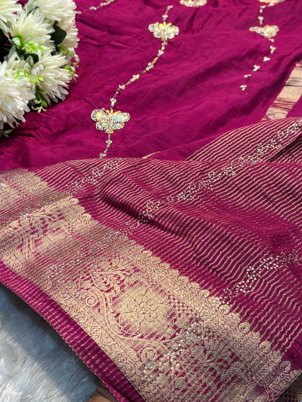 Premium Chiffon Saree – Soft & Lightweight Party Wear