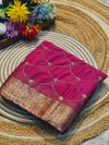 Elegant Chinon Saree with Soft Flowing Drape & Premium Finish