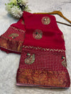 Elegant H.O Silk Saree with Traditional Look