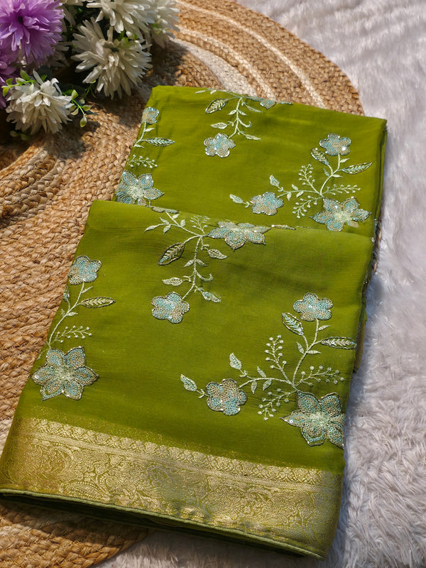 Premium Soft Chiffon Saree with Lightweight Grace & Flowy Draping