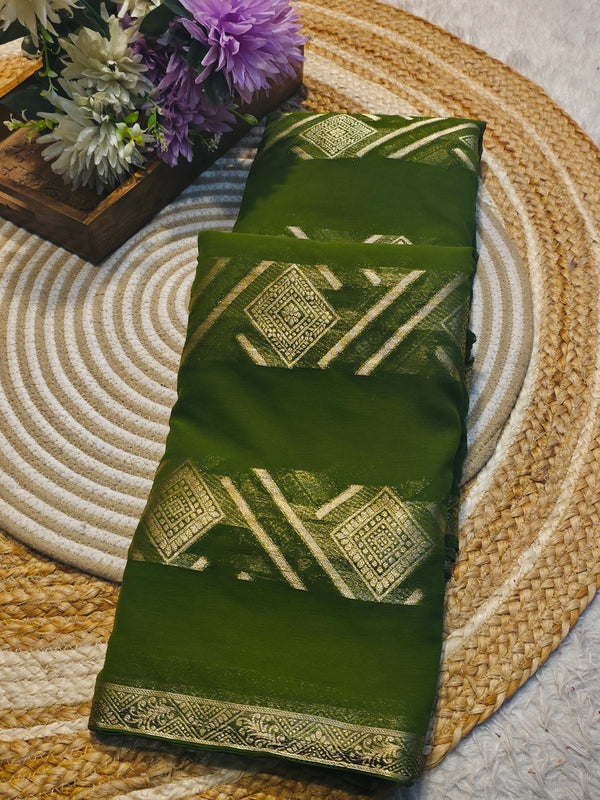 Elegant Soft Chiffon Saree with Premium Finish