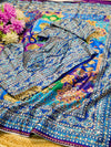 Premium Crab Silk Position Print Saree with Elegant Designer Look