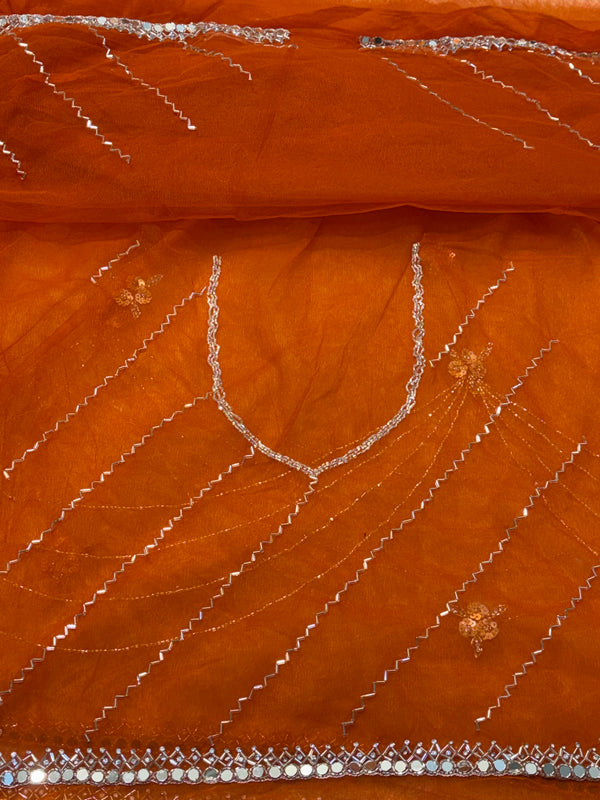 Exclusive Net Saree with Intricate Handwork Design