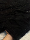 Black Elegant Georgette Saree with Stylish Drape