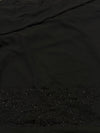 Elegant Black Embroidered Saree with Designer Border