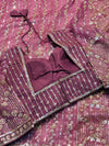 Elegant Net Saree Ready-Made Blouse – Designer Party Wear Look