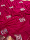 Elegant Chinon Saree with Graceful Drape
