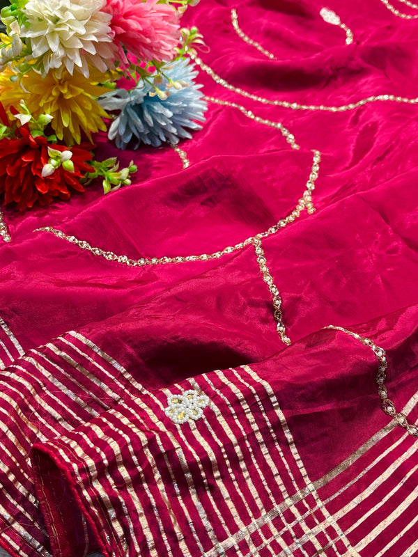 Elegant H.O Silk Saree with Rich Pallu