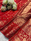 Traditional Woven Border Soft Silk Saree With Blouse Piece