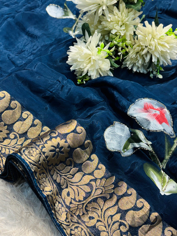 H.O Silk Saree with Elegant Design – Premium Party Wear Collection