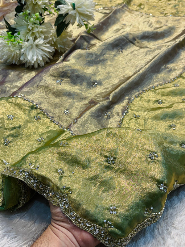Frendy Silk Saree with Designer Blouse – Elegant Party Wear Collection