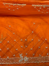 Elegant Designer Net Saree with Heavy Embroidery Blouse