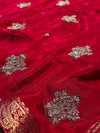 Premium H.O. Silk Saree with Elegant Handwork