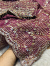 Elegant Net Saree Ready-Made Blouse – Designer Party Wear Look