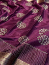 Designer Embroidered Saree with Elegant Border & Rich Pallu