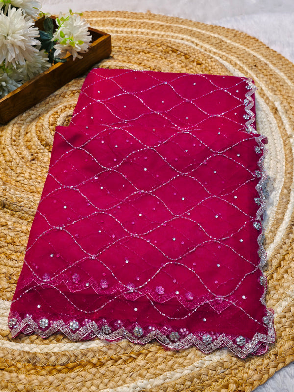 Premium Net Saree – Lightweight, Stylish & Perfect for Wedding & Party Wear