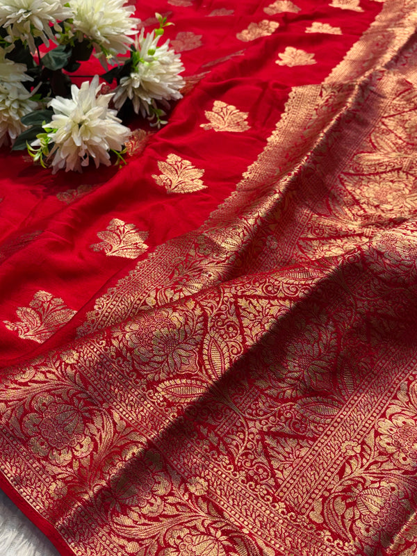 Luxury Soft Chiffon Saree with Modern Design