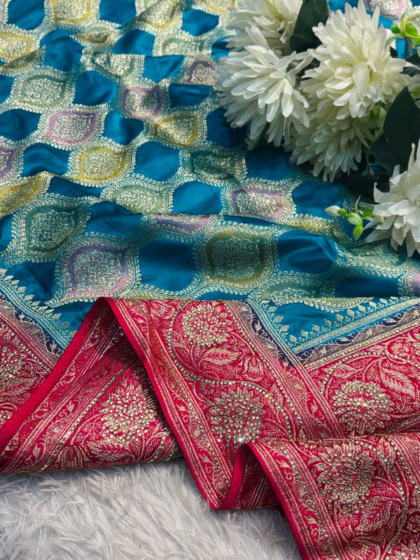 Elegant Soft Silk Saree with Designer Blouse Piece – Premium Party Wear Saree