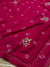 Elegant Bandhej Boota Chiffon Saree