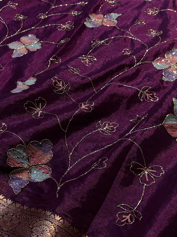 Royal Chinon Saree with Elegant Finish