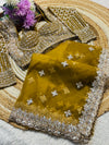 Elegant Net Saree with Ready-Made Blouse