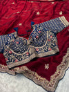 Designer Saree with Ready-Made Blouse – Party Wear Elegant Saree Collection
