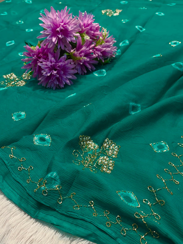 Elegant Chiffon Saree with Soft Flow & Stylish Look