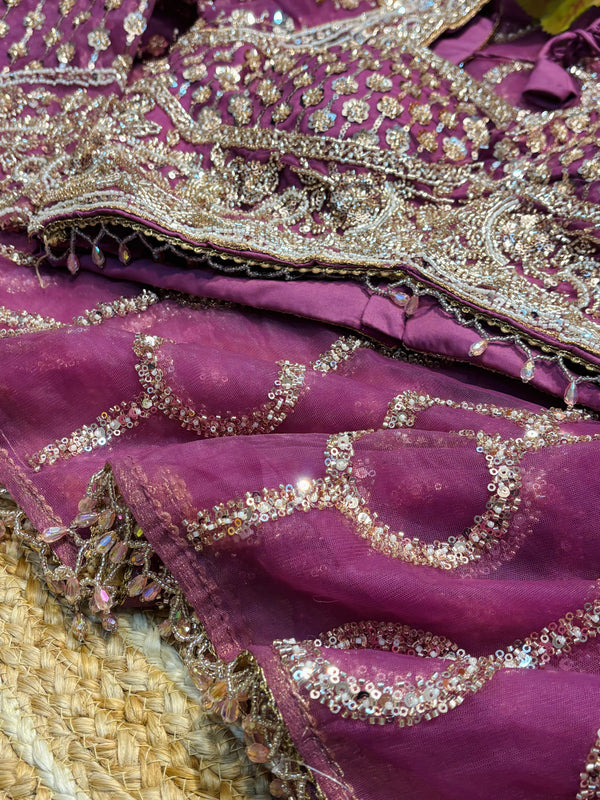 Elegant Net Saree with Ready-Made Blouse – Party Wear Glam Look