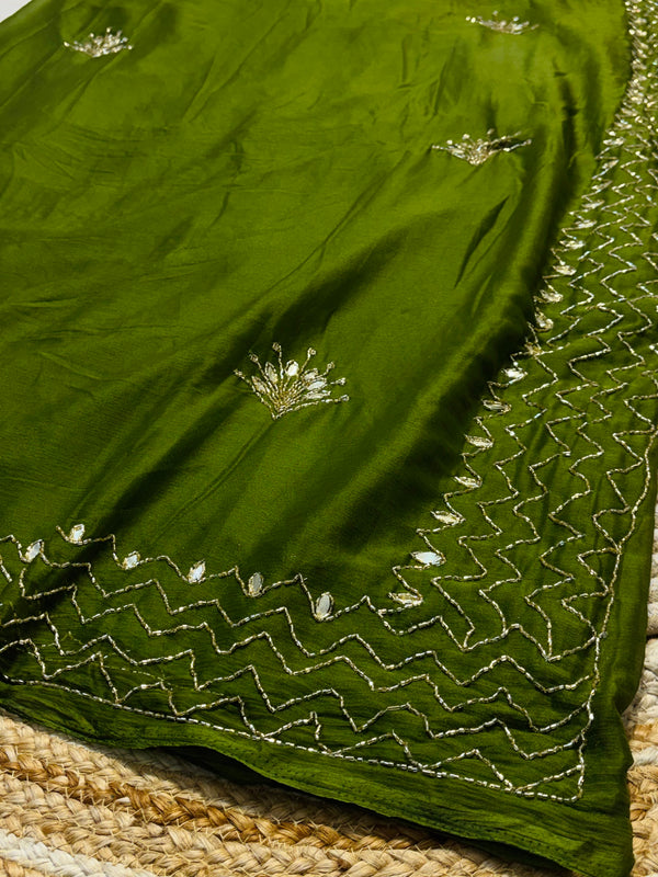 Elegant Chiffon Saree with Running Blouse Piece