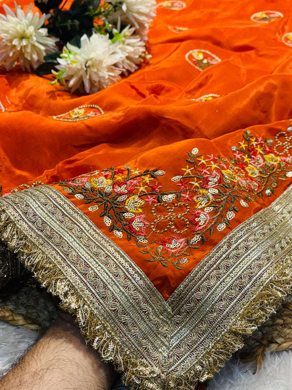 Premium H.O Silk Saree with Rich Pallu & Elegant Finish