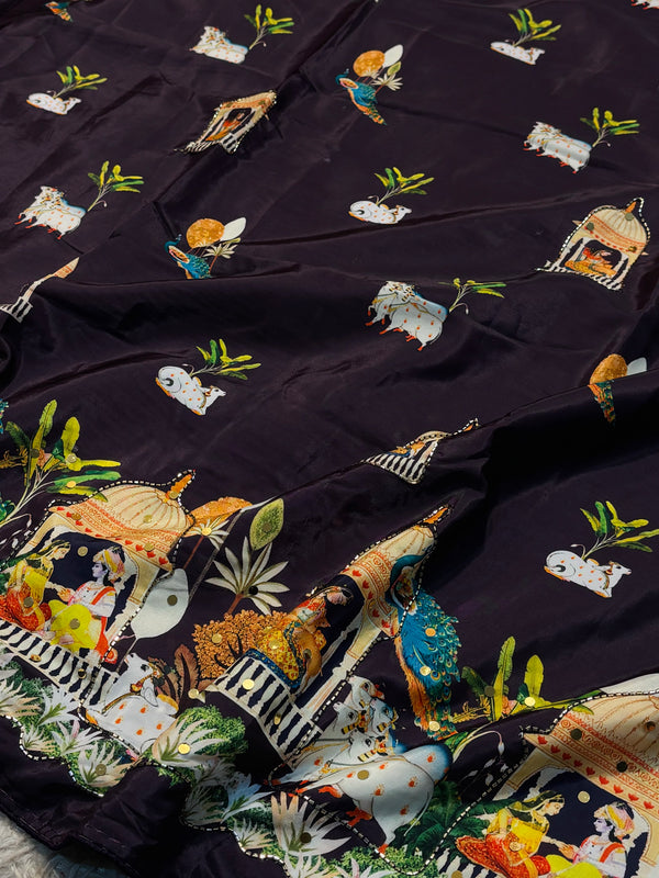 Elegant Designer Saree with Premium Fabric & Stylish Blouse Piece