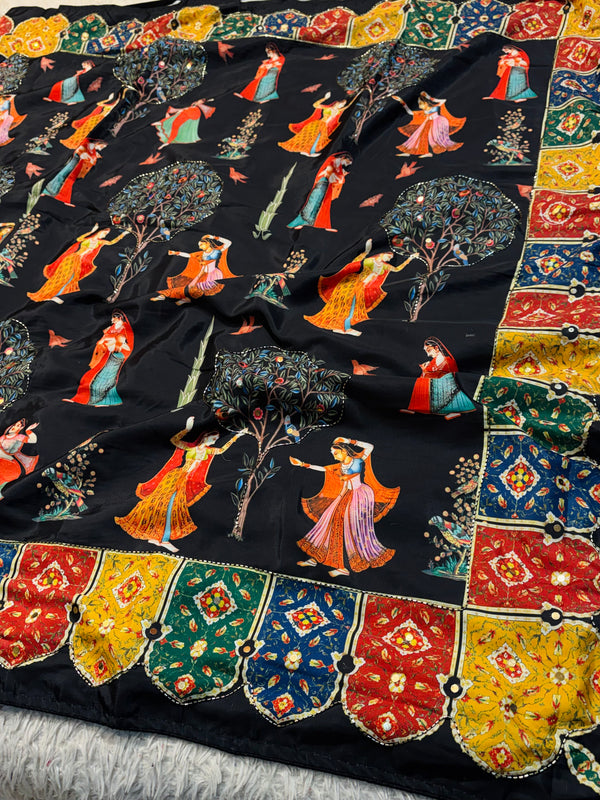 Elegant Designer Saree with Premium Fabric & Stylish Blouse Piece